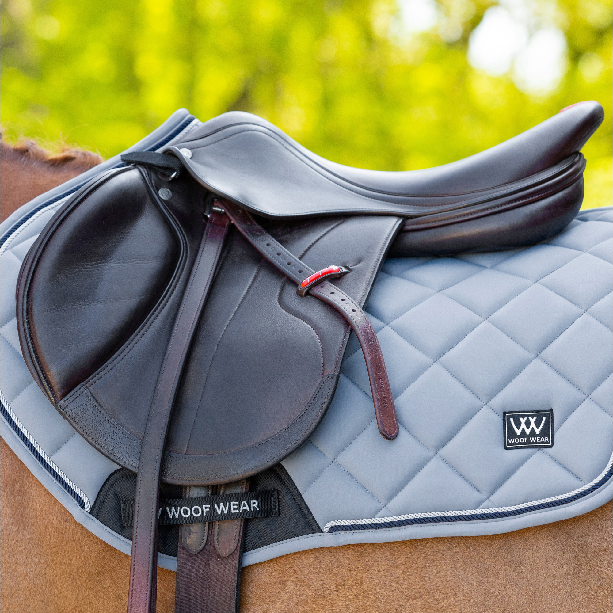 2025 Woof Wear Vision Aura Close Contact Saddle Pad WS0042-STBL - Steel Blue